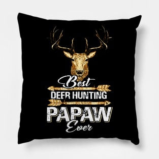 Best Deer Hunting Papaw Ever Shirt Fathers Day Pillow