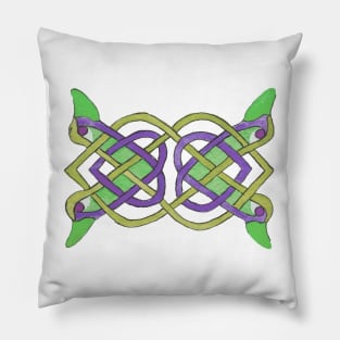 Celtic interlacing colors ter Pillow