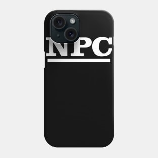 NPC (line) Phone Case