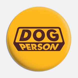 Dog Person Pin