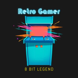 Retro Gamer Logo 4 T-Shirt