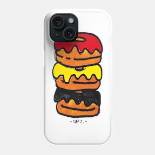 Three Doughnuts Phone Case