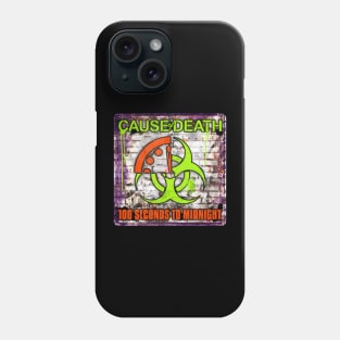 Cause of Death - 100 Seconds to Midnight full logo Phone Case