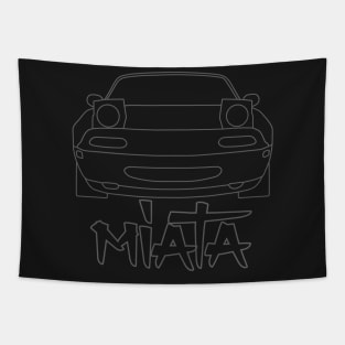 Miata Simple Lines Tapestry