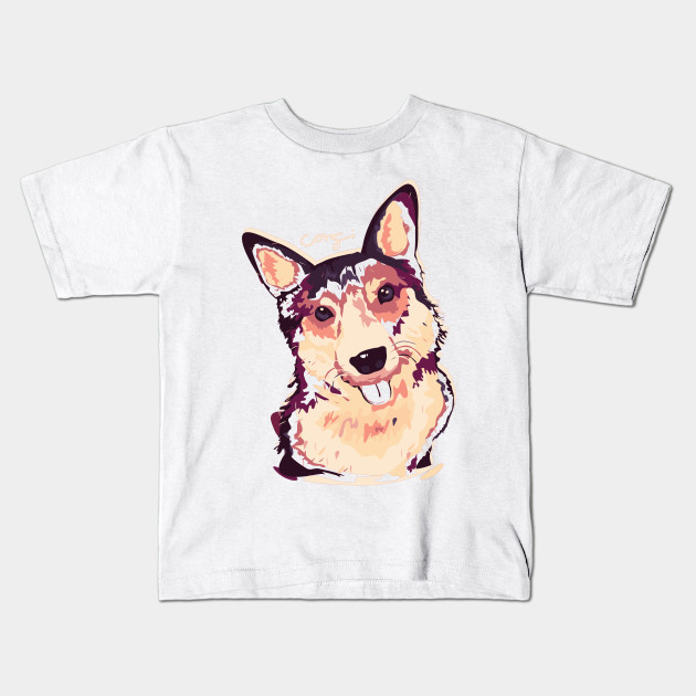 Corgi Dog Painting Corgi Kids T Shirt Teepublic