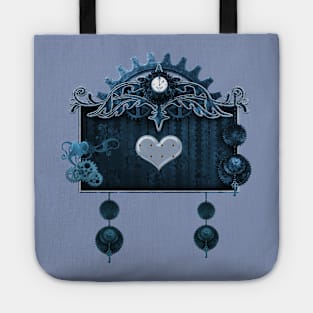 A touch of steampunk with elegant heart Tote