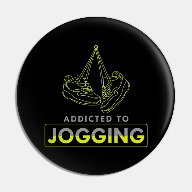 Addicted to jogging Pin by Markus Schnabel