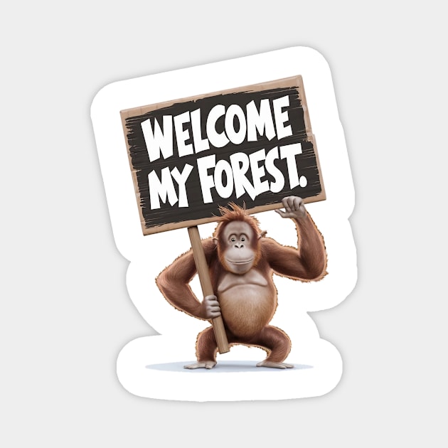 Welcome My Forest Magnet by animegirlnft