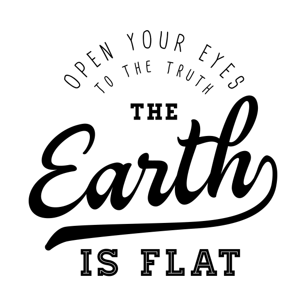 The Earth is Flat by VeesTees