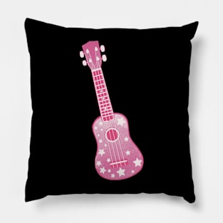 Cool Pink Guitar Pillow