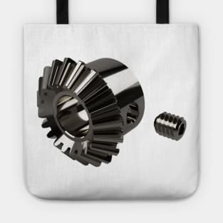 Polished titanium bevel gear Tote