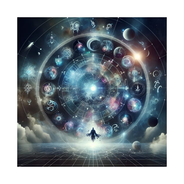 Cosmic Harmony: The Zodiac Universe by Rendigart