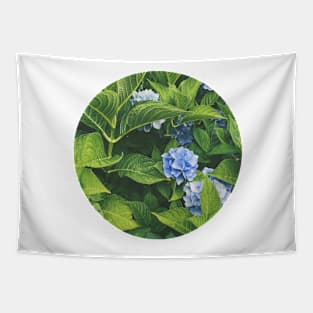 Blue Flowers Tapestry