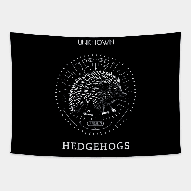 Design for exotic pet lovers - hedgehogs Tapestry by UNKNOWN COMPANY