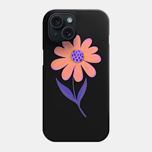 Peachy Blooms: Soft and Serene Floral Design Phone Case