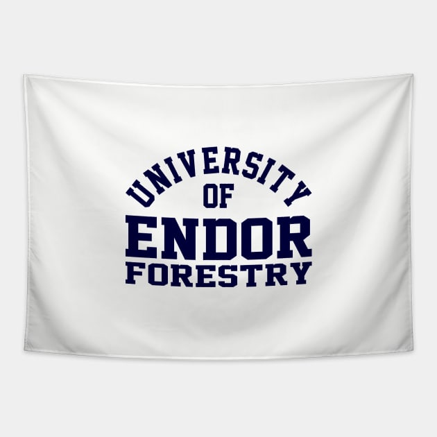 University of Endor Forestry Tapestry by DrPeper