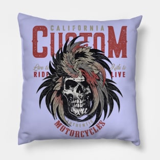 custom live to ride ride to live motorcycle Pillow