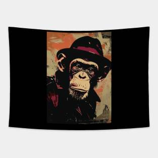 Banksy Graffiti monkey Tapestry