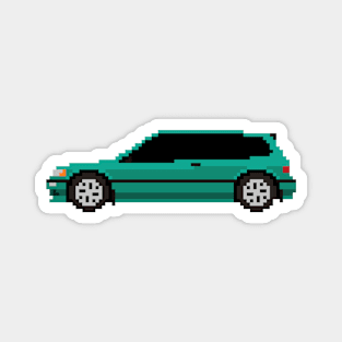 Honda Civic EF Pixelart Magnet