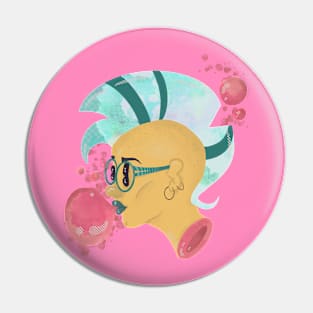 Neon bubblegum Pin