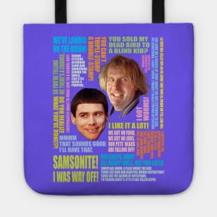 Dumb and Dumber Quotes (V1) Tote