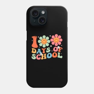 100Th Day Of School Teacher Kids 100 Days Of School Phone Case