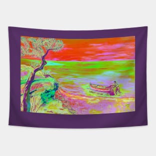 Cliff view. Tapestry