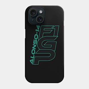 Fernando Alonso 14 Formula One F1 Driver Phone Case