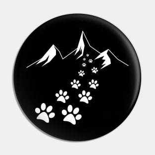 Hiking Dog Dog paws Dogs Mountaineering Mountains Pin