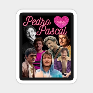 multiple pedro pascal Magnet