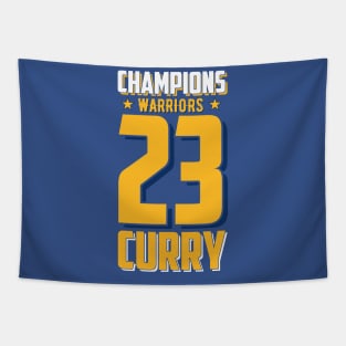 Warriorsss Basketball Champions 2023 Curry Edition Varsity Tapestry