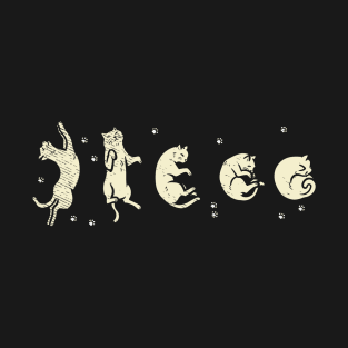 Phases of Cat Moon T-Shirt