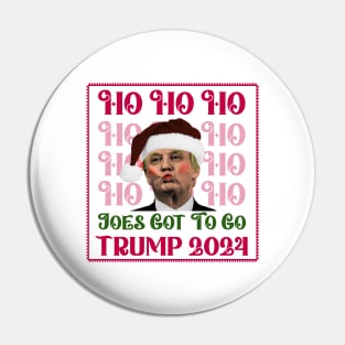 Funny Christmas Trump 2024 Pin