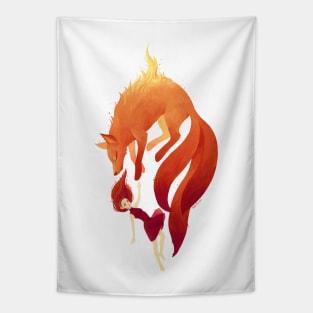 Fire Fox Tapestry