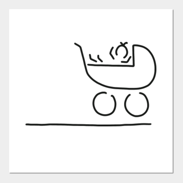Baby In Buggy Baby Carriage Posters And Art Prints Teepublic