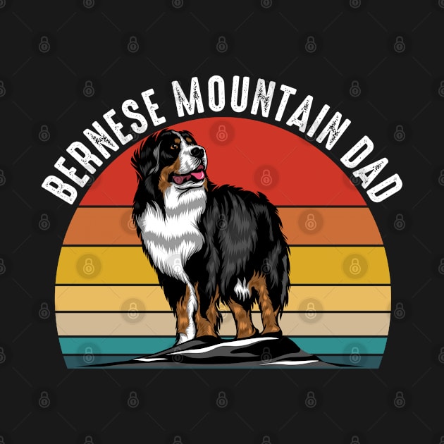 Bernese Mountain Dog - Bernese Mountain Dad by Kudostees