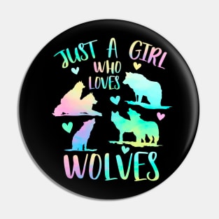 just a girl who loves wolves Pin