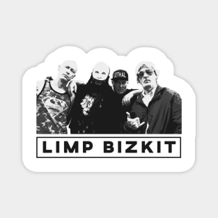 Limp Bizkit Black And White Nu Metal Magnet