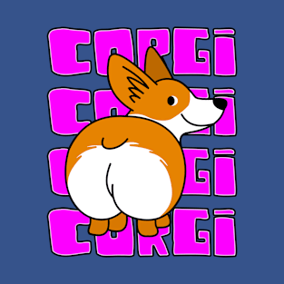 Cute, colourful design for people who love corgis T-Shirt