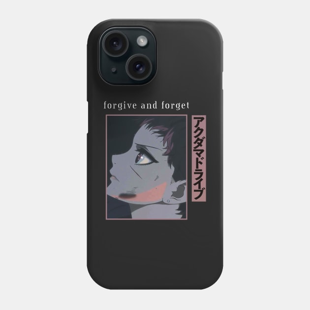 Akudama Drive ''FORGIVE AND FORGET'' Phone Case by riventis66