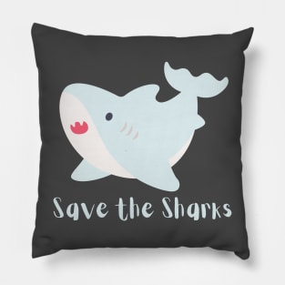 Save the Sharks Pillow