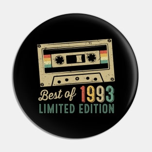 30 Years Old Best Of 1993 Cassette Pin