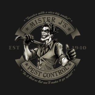 Mister J's Pest Control - SEPIA T-Shirt