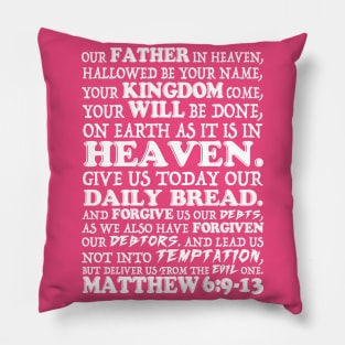 Lord's Prayer Pillow