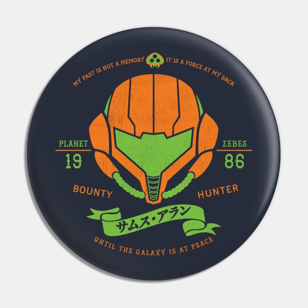 Bounty Hunter Distressed Pin by machmigo