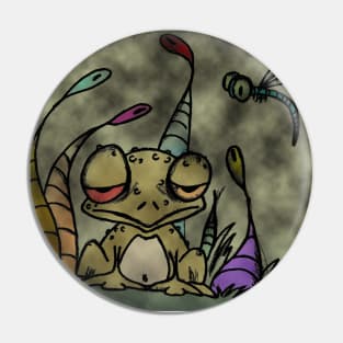 frog funny Pin