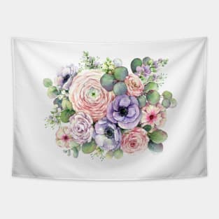 Anemones and roses Tapestry