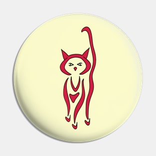 Minimalist Cat Pin