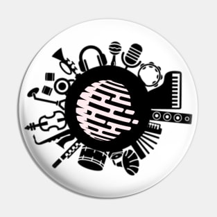 Music Graphic Pin