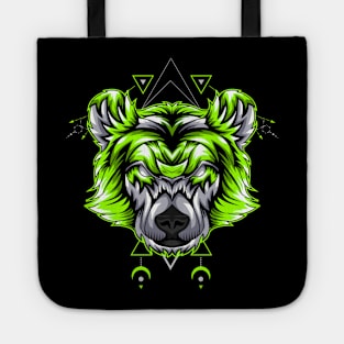 bear mask Tote